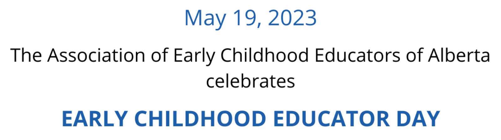 corrected ECE day