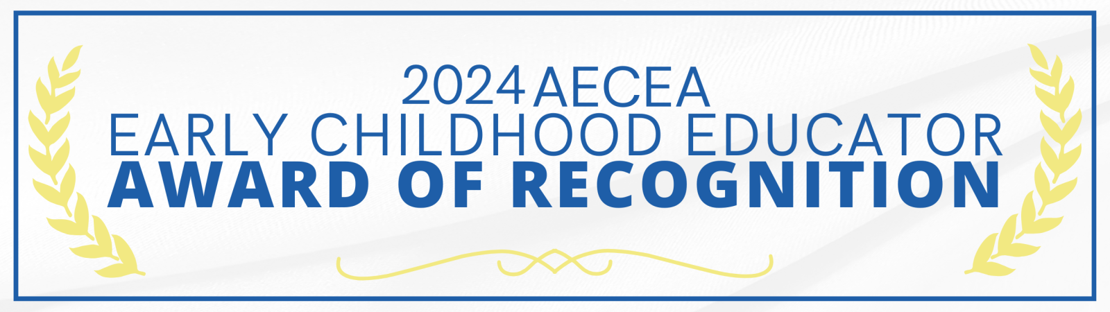 2024 AECEA ECE Award of Recognition Cover Photo